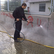 Eliminació de grafitis profesional