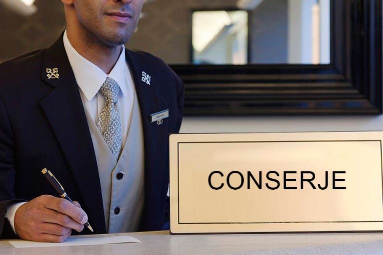 servicio de conserjería funciones de un conserje