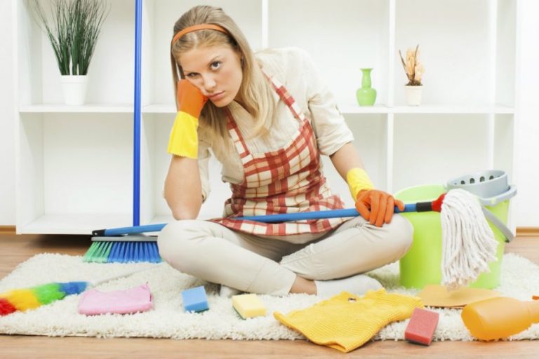 limpiar la casa después de Navidad