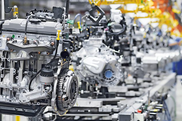 Limpieza de máquinas en el sector industrial